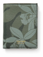 TOM FORD - Logo-Print Flower-Print Full-Grain Cardholder