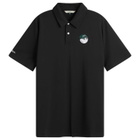 Malbon Men's Fairway Baldwin Polo Shirt in Black
