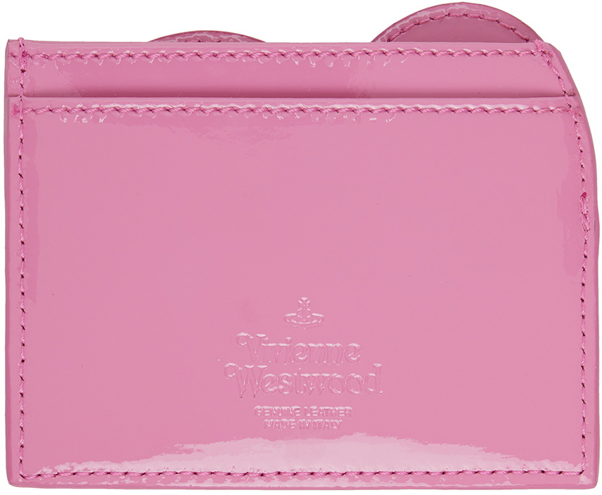 Vivienne Westwood Pink Patent Heart Card Holder Vivienne Vivienne Westwood Pink Patent Heart Card Holder Vivienne