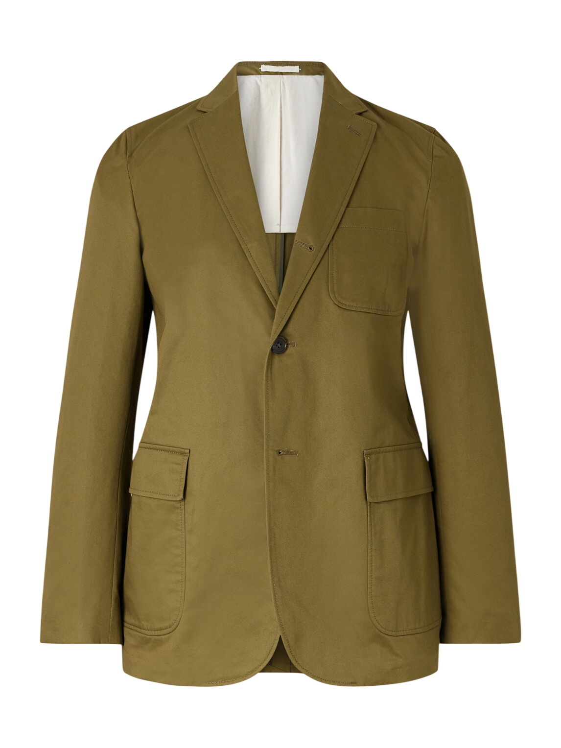 Beams Plus Men's 3 Button Combat Wool Blazer in Navy Beams Plus