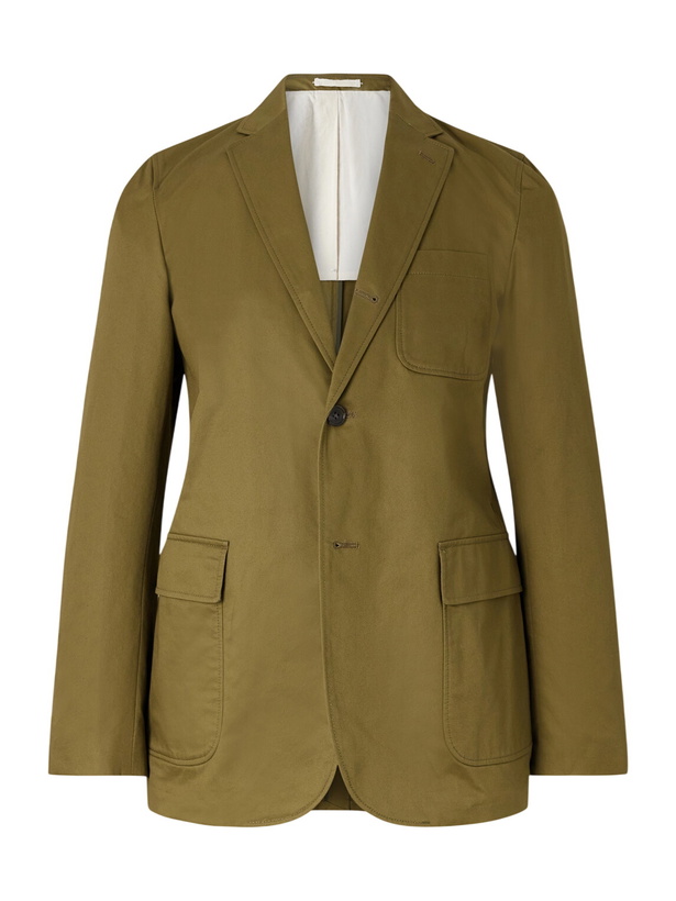 Photo: Beams Plus - 3B Cotton-Twill Suit Jacket - Green