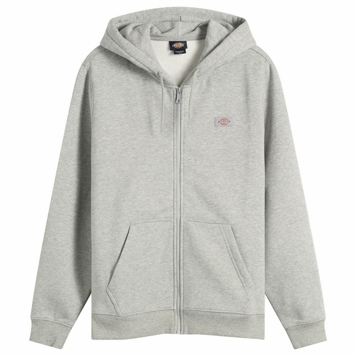 Dickies Men's Oakport Zip Hoodie in Heather Grey