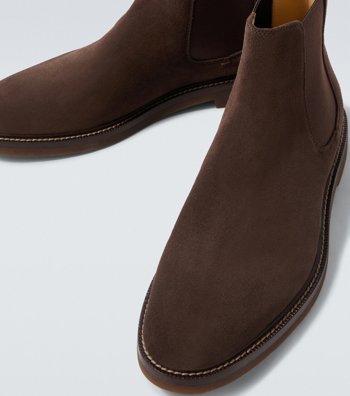Brunello Cucinelli Suede Chelsea boots