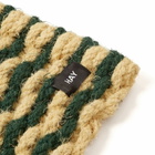 HAY Coco Door Mat - Stripe Wave in Dark Green/White 