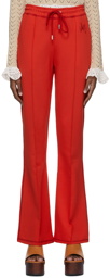 JW Anderson Orange Viscose Lounge Pants