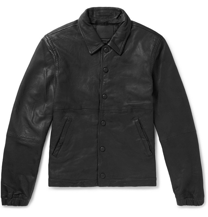 Photo: Saturdays NYC - Maury Leather Jacket - Men - Black