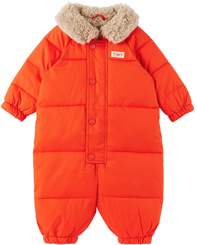 Photo: TINYCOTTONS Baby Red Padded Snowsuit