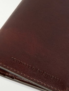 Brunello Cucinelli - Logo-Debossed Leather Bifold Cardholder