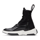 Julius Black Lace-Up Sneaker Boots