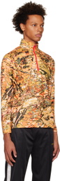 PALMER Orange Printed Sweater
