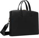 Paul Smith Black Leather 'Signature Stripe' Trim Folio Briefcase