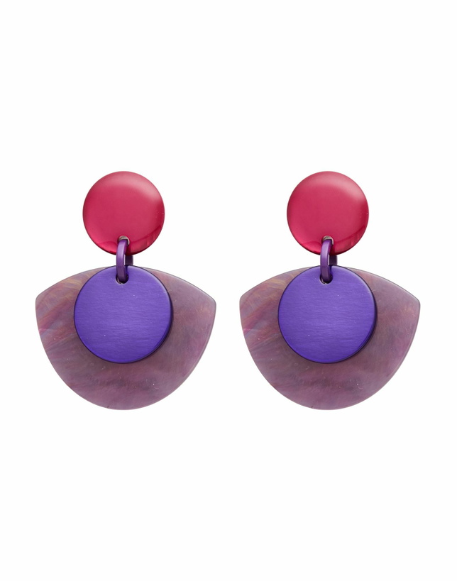 Photo: Emporio Armani Womens Earrings in Purple