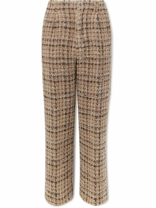 Photo: Auralee - Homespun Straight-Leg Wool-Blend Tweed Trousers - Neutrals