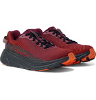 Hoka One One - Rincon 2 Striped Mesh Running Sneakers - Red