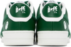 BAPE Green & White STA OS Sneakers