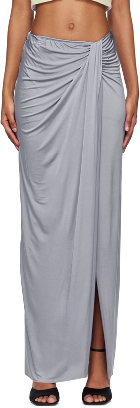 Photo: BEC + BRIDGE Blue Ariel Maxi Skirt