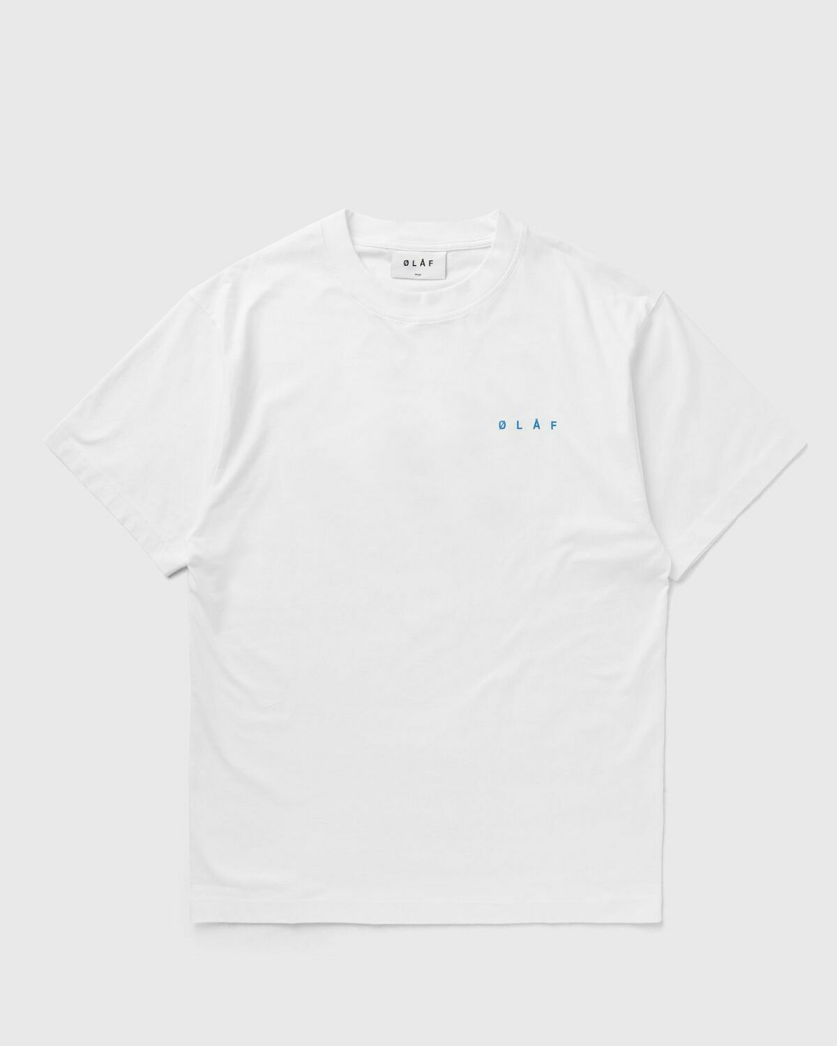 ølåf Scribble Face Tee White Shortsleeves