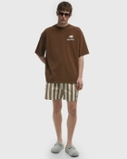 Goodies Sportive CHOCOLATE PEGASUS Brown Mens Shortsleefe