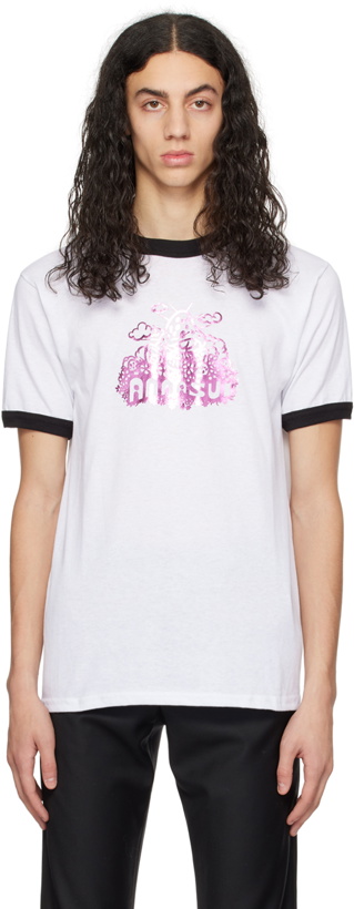 Photo: Anna Sui SSENSE Exclusive White Mushroom Foil T-Shirt