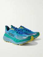 Hoka One One - Stinson ATR 7 Rubber-Trimmed Mesh Running Sneakers - Blue