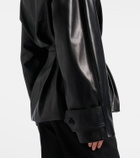 Balenciaga Double-breasted leather jacket