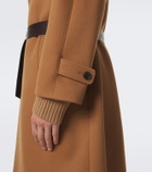 Saint Laurent Belted wool coat
