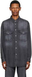 Isabel Marant Black Teoma Denim Shirt