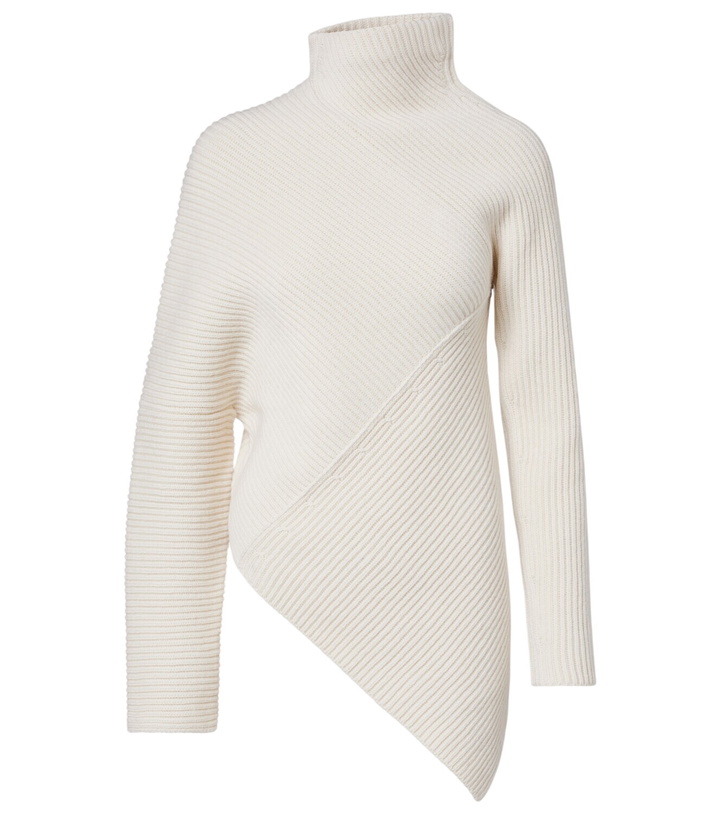 Photo: Alaïa Asymmetric wool and cashmere sweater