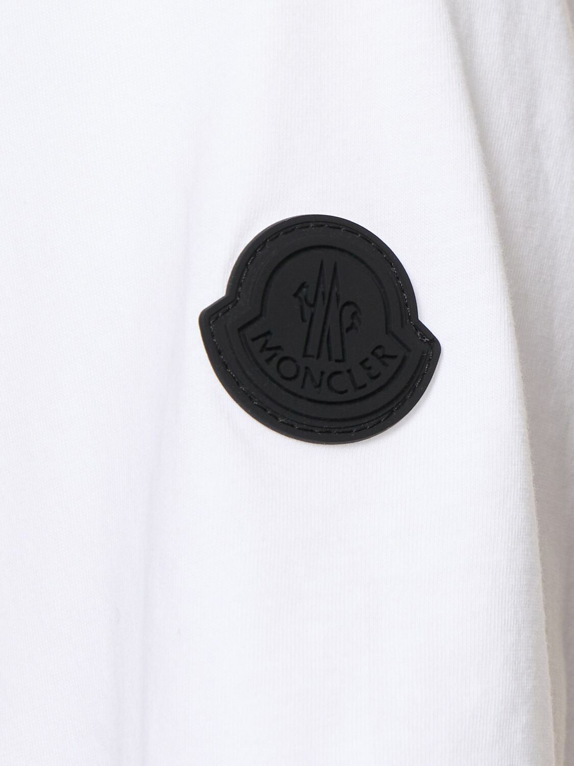 MONCLER Faded Logo Motif コットン スウェットシャツ Moncler Faded Logo Motif Crewneck T-Shirt | T-Shirts | Harry