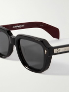 Jacques Marie Mage - Hopper Goods Taos Square-Frame Acetate and Silver-Tone Sunglasses
