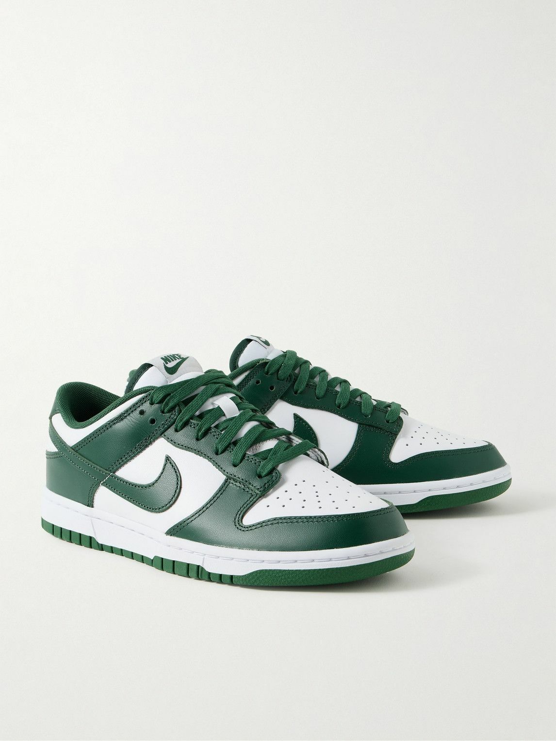 Nike Dunk Low Leather Sneakers White Nike
