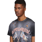 Dsquared2 Black Military Punk Cigarette Fit T-Shirt