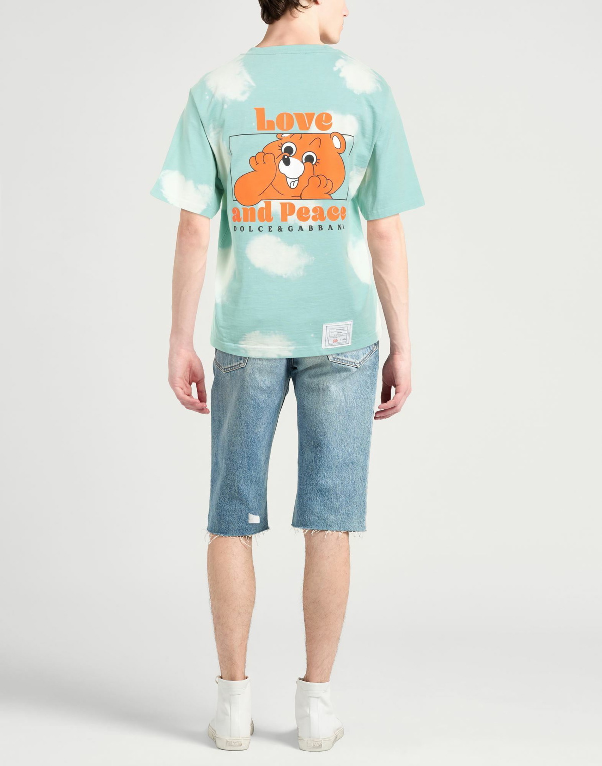 Dolce & gabbana Mens T-shirt Turquoise