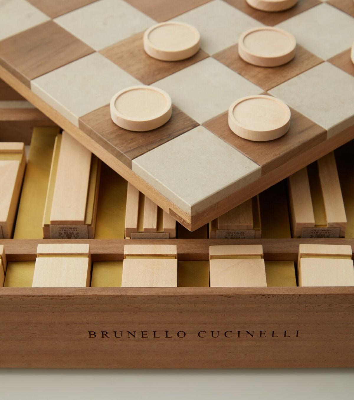 Brunello Cucinelli Walnut board game