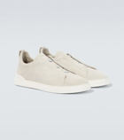 Zegna - Triple Stitch suede sneakers