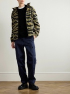 Givenchy - Straight-Leg Cotton-Twill Jacquard Cargo Trousers - Blue