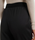 Agnona Jersey cropped slim pants