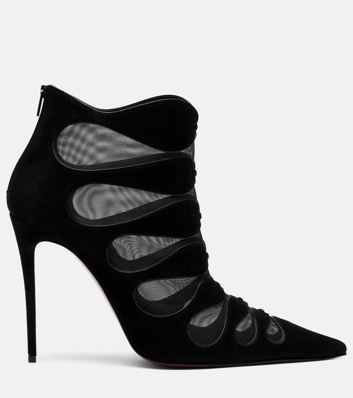 Christian Louboutin Circus Max 100 suede ankle boots