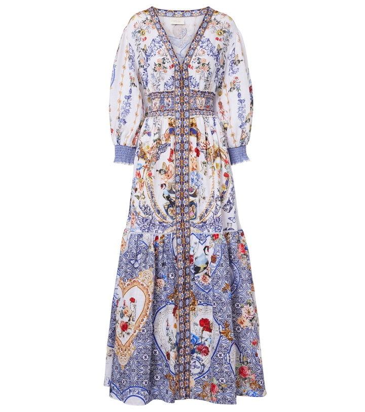 Photo: Camilla Printed linen maxi dress