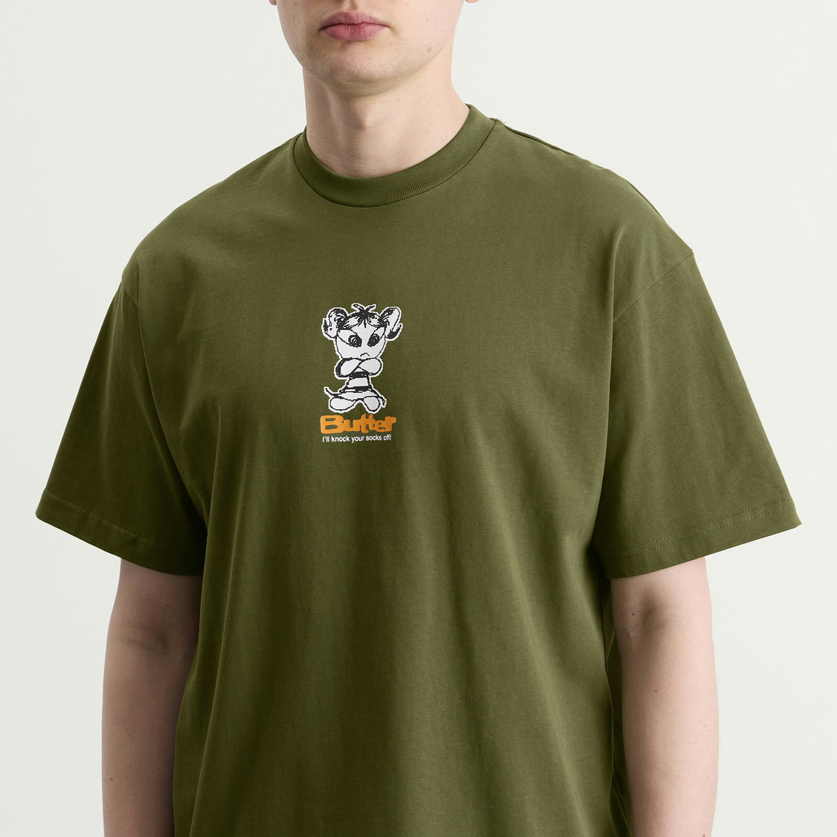 Butter Goods Men's Vexed T-Shirt in Army