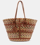 Altuzarra Watermill Large raffia tote bag