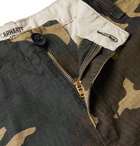 Carhartt WIP - Aviation Camouflage-Print Cotton-Ripstop Cargo Shorts - Green