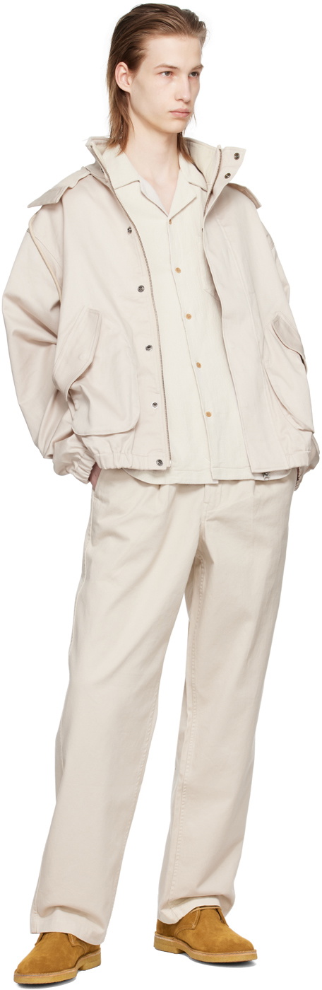 Saturdays NYC Beige George Trousers