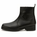 Studio Nicholson Men's Square Leather Boot in Black
