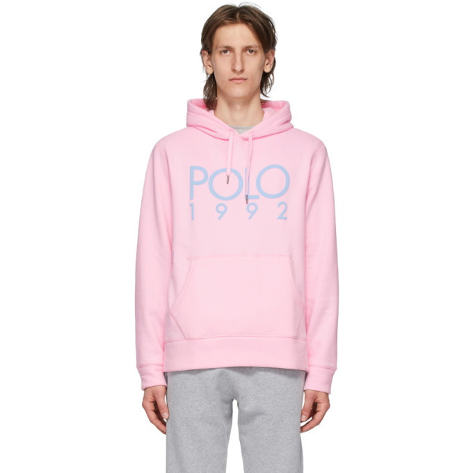 Photo: Polo Ralph Lauren Pink Fleece Logo Hoodie