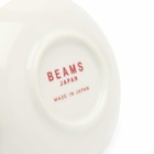 BEAMS JAPAN Small Dish in White/Red 