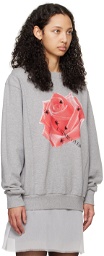 UNDERCOVER Gray Floral Sweatshirt