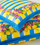 Dolce&Gabbana Casa Taormina striped cotton cushion