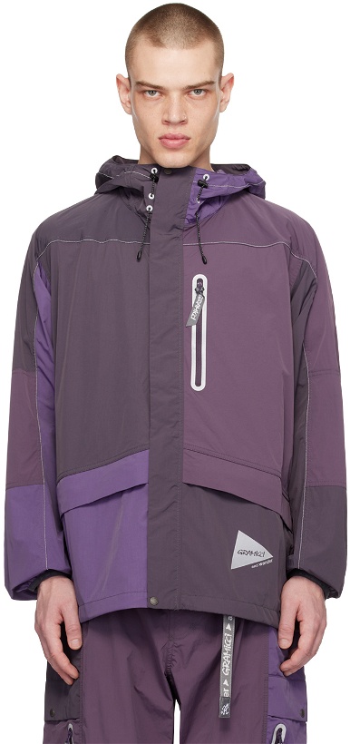 Photo: and wander Purple Gramicci Edition Jacket