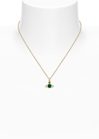 Vivienne Westwood Reina orb Crystal-embellished Necklace - Green - One Size